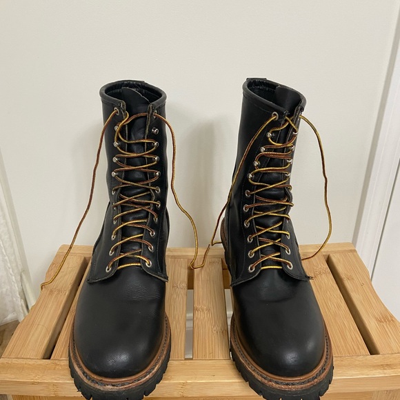Red Wing Shoes Other - Red Wing Logger Firefighter model 699 Men’s 10d Black Leather Boots